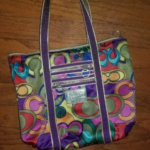 Colorful Coach Purse